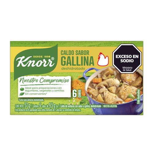 CALDO DE GALLINA KNOOR x 6u