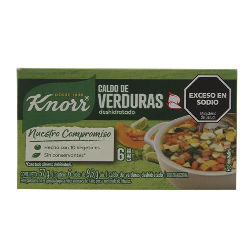 CALDO DE VERDURAS KNOOR x 6u