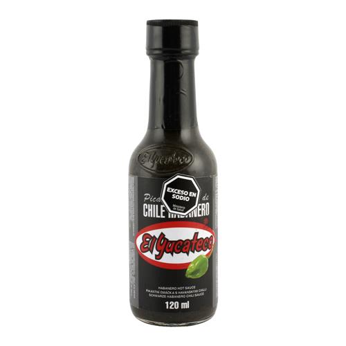 SALSA PICANTE NEGRA CHILE HABANERO YUCATECO x 120ml