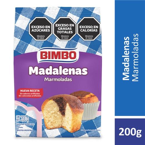 MADALENAS MARMOLADAS BIMBO x 200g