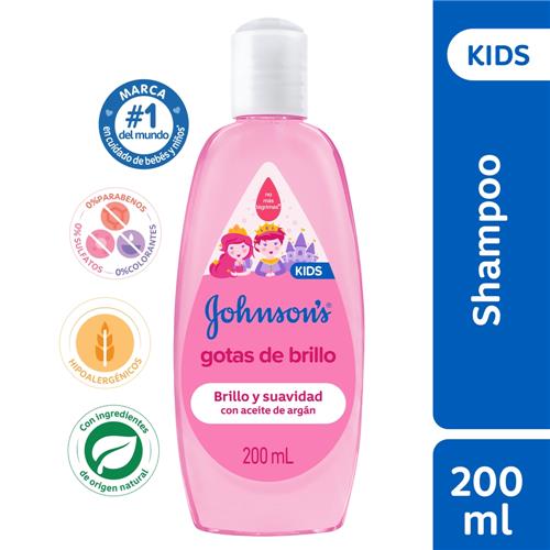 SHAMPOO GOTAS DE BRILLO JOHNSONS x 200 ml
