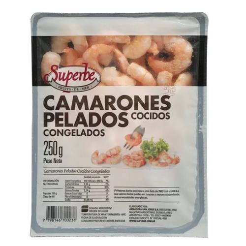 CAMARON PELADO COCIDO PUERTO GABOTO x 250g