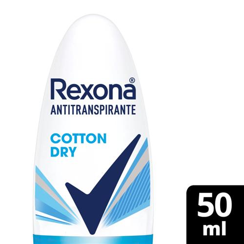 DESODORANTE FEM ROLL ON COTTON REXONA x50ml
