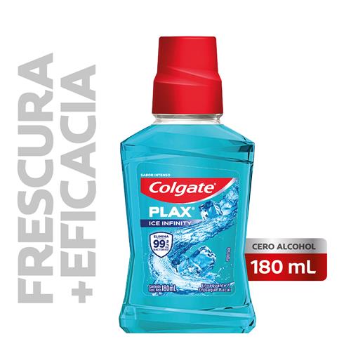 ENJUAGUE BUCAL PLAX ICE INFINITY COLGATE x 180ml