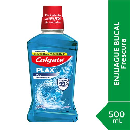 ENJUAGUE BUCAL PLAX ICE COLGATE x 500ml