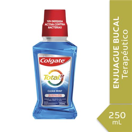 ENJUAGUE BUCAL COLGATE TOTAL 12 CLEAN MINT X250ML