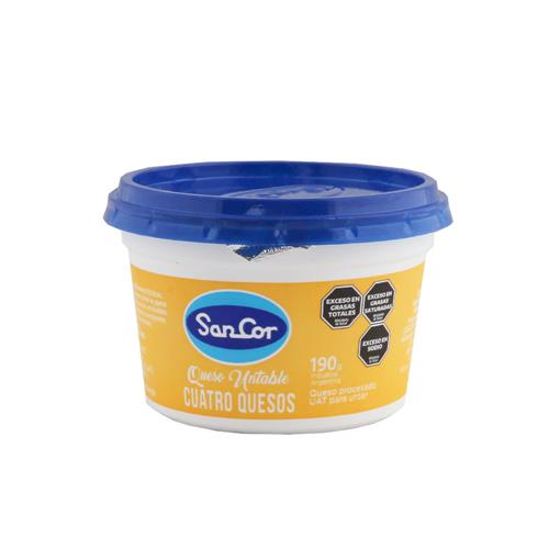 QUESO UNTABLE 4 QUESOS SANCOR x190grs