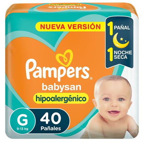 PAÑALES PAMPERS BABYSAN G X 9u