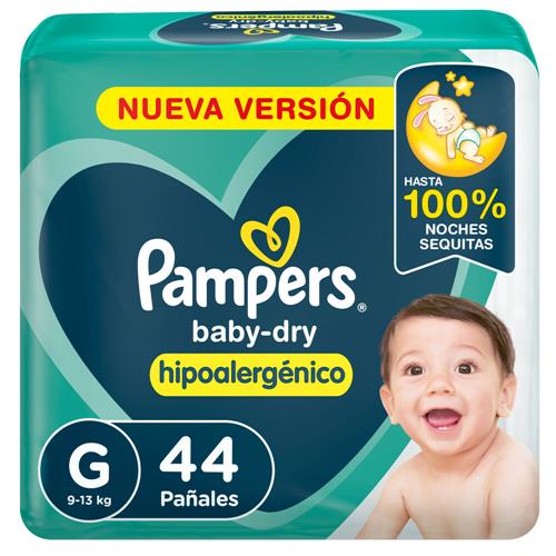 PAÑALES PAMPERS BABY DRY G X22U