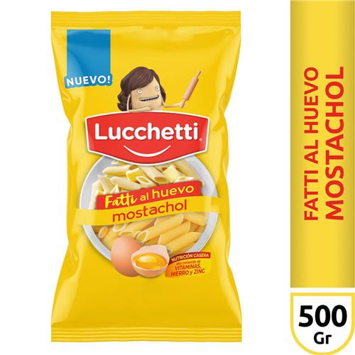 FIDEOS MOSTACHOL HUEVO LUCCHETTI x 500g