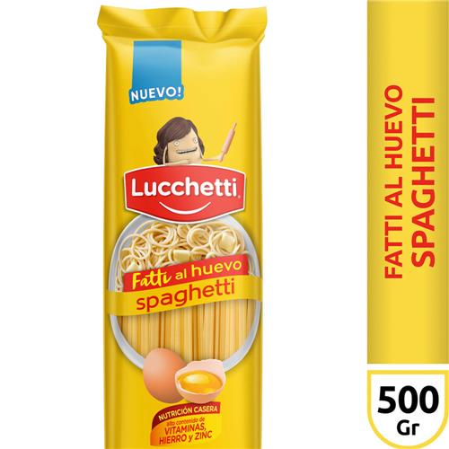 SPAGUETTI AL HUEVO LUCCHETTI x 500g
