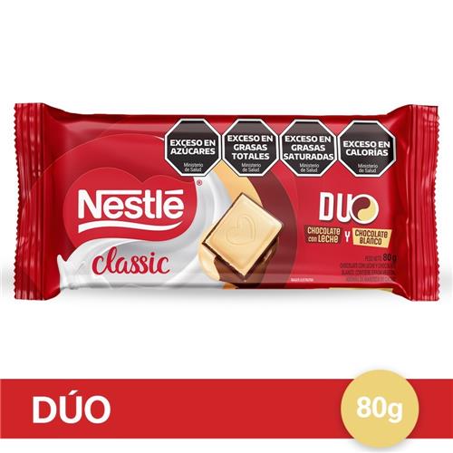 CHOCOLATE CLASSIC NESTLE DUO X 80G