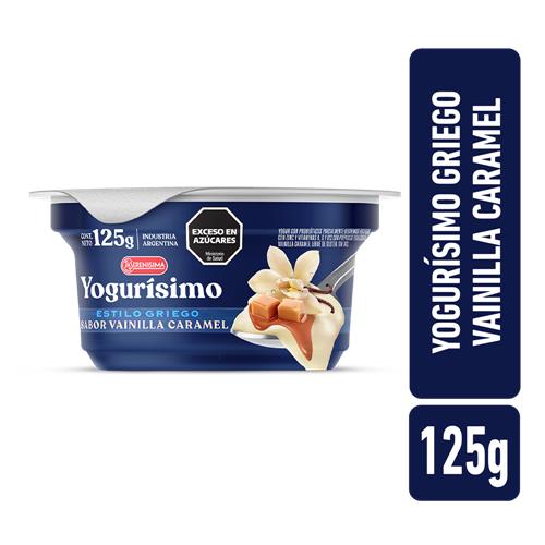 YOGUR ESTILO GRIEGO YOGURISIMO VAIN c/ CARAM x 125g
