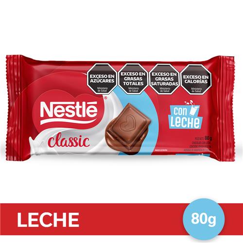 CHOCOLATE NESTLE CLASSIC  AO LEITE X 80G