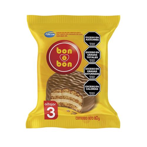 ALFAJOR HELADO BON O BON X62GRS