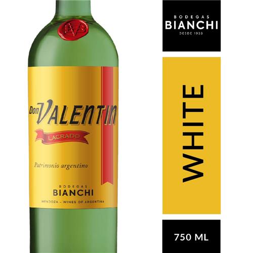 VINO BLANCO DON VALENTIN LACRADO x 750ml