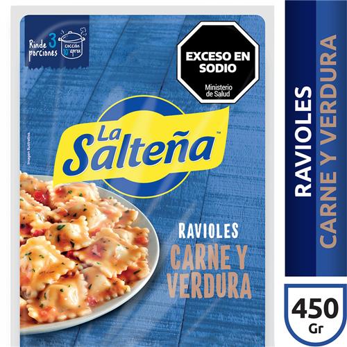 RAVIOLES DE CARNE Y ESPINACA LA SALTEÑA x 450g