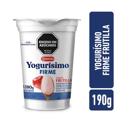 YOGURISIMO FIRME FRUTILLA X 190GR