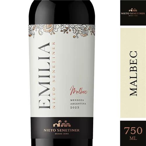 VINO TINTO MALBEC EMILIA x 750 ml