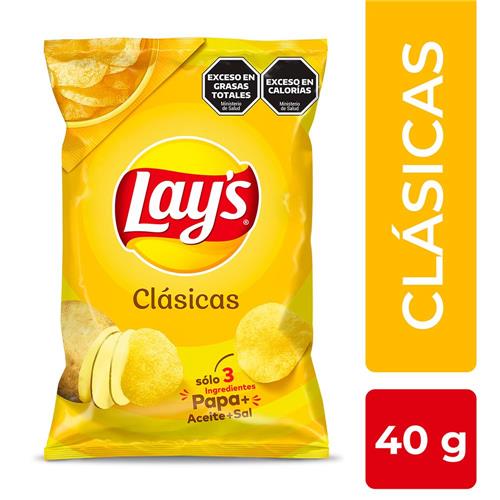 PAPAS CLASICAS LAYS 40grs