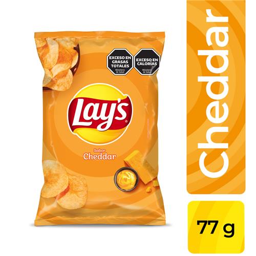PAPAS LAYS CHEDDAR x 77gr