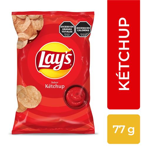 PAPAS LAYS KETCHUP x 85g