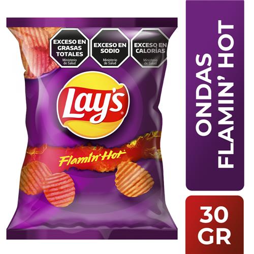 PAPAS LAYS FLAMIN HOT x 30g