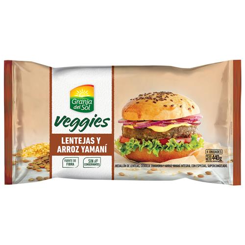 VEGGIES LENTEJA Y YAMANI GRANJA DEL SOL x 440g