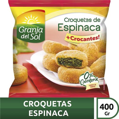 CROQUETAS ESPINACA GRANJA DEL SOL x 400g
