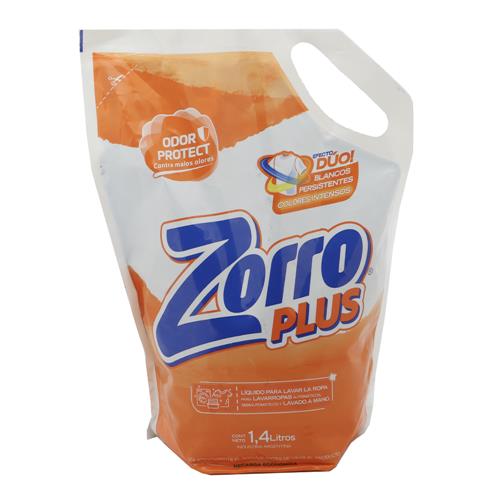 JABON LIQUIDO ZORRO PLUS DP X 1.4L