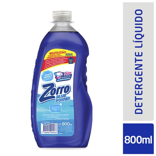 JABON LIQUIDO ZORRO BLUE POWER BOT X800