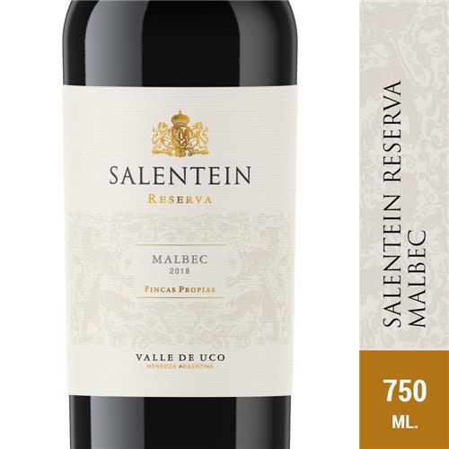 VINO RESERVA MALBEC SALENTEIN x750ml