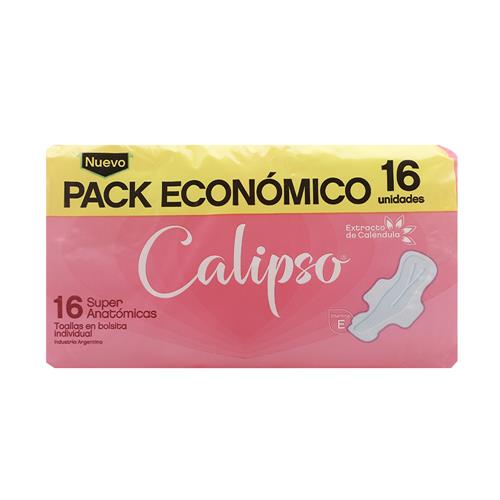 TOALLA FEM SUPER ANAT CALIPSO x 16u