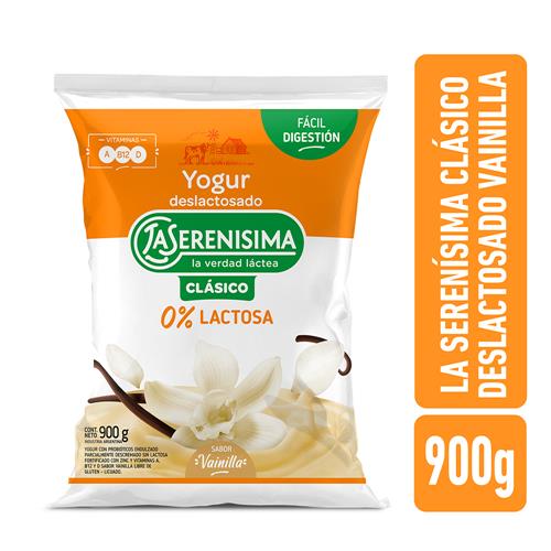 YOGUR VAINILLA LA SERENISIMA SACH REDUDIDO LAC X900