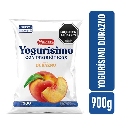 YOGURISIMO CON PROBIOTICOS DURAZNO x 900gr