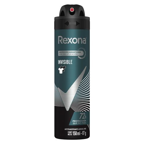 DESODORANTE AERO MEN INVISIBLE REXONA x 150ml