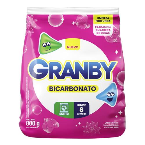JABON POLVO ROSAS GRANBY x 800g