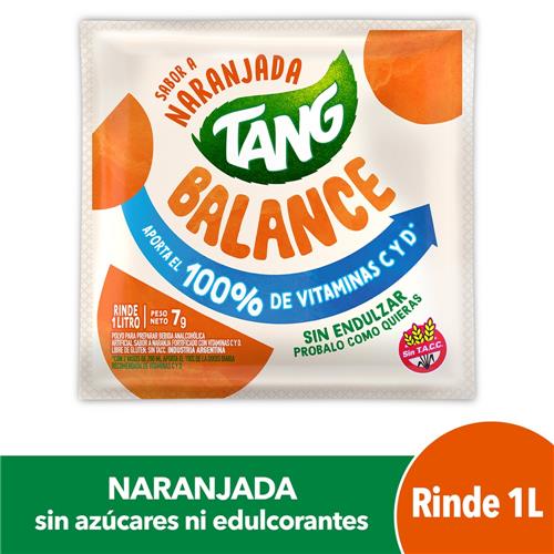 JUGO POLVO NARANJA BALANCE TANG x u