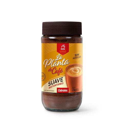 CAFE INSTANTANEO SUAVE CABRALES FRASCO X 170GR
