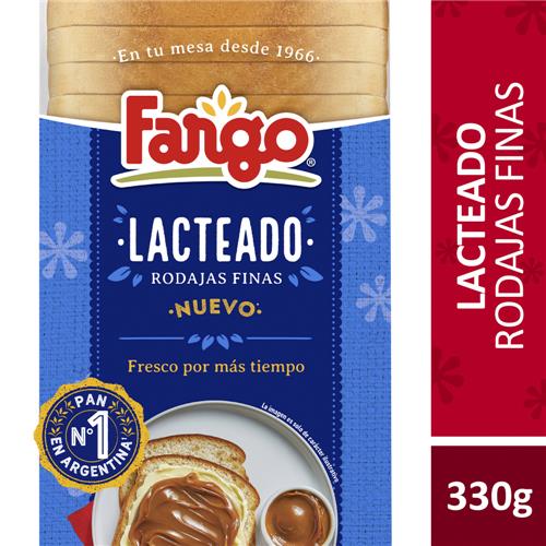 PAN LACTEADO RODAJAS FINAS FARGO x 330g