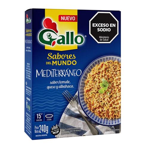 RISOTTO MEDITERRANEO GALLO x 240g