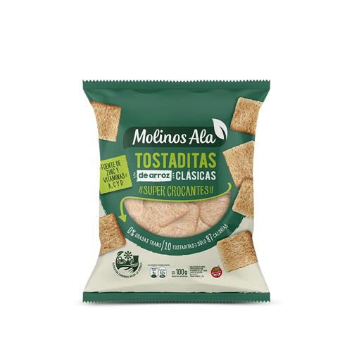 TOSTADITAS ARROZ CLASICAS LIBERA x 100g