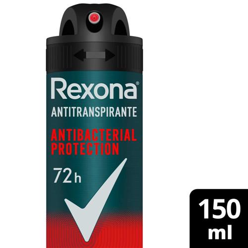 DESODORANTE AERO ANTIBACTERIAL REXONA MEN x 150ml