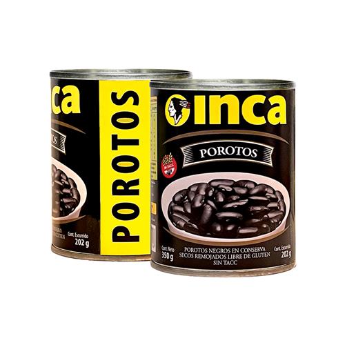 POROTOS NEGROS LATA LA EGIPCIANA x 350g