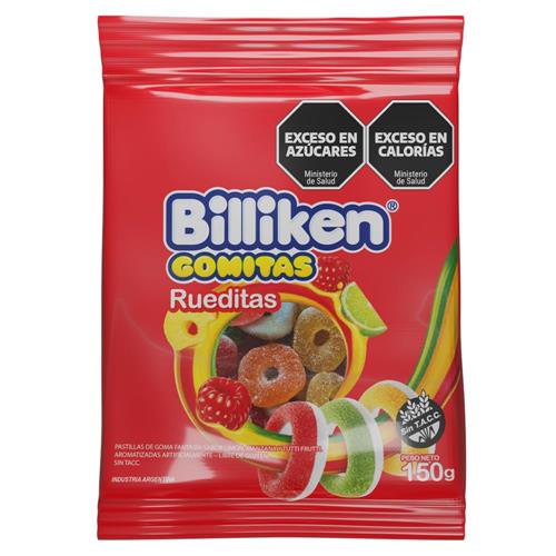 GOMITAS RUEDITAS BILLIKEN x 150g