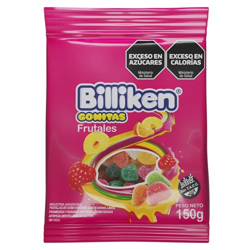 GOMITAS FRUTALES BILLIKEN x 150g