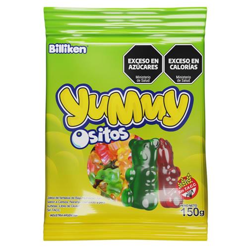 YUMMY GOMITAS ACIDAS OSITOS X 30GR