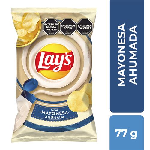 PAPAS LAYS MAYONESA AHUMADA x77grs