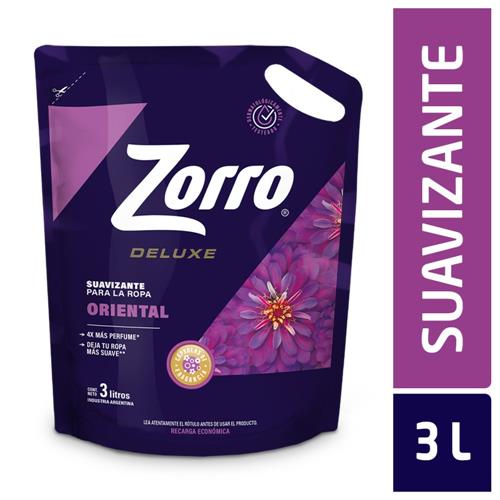 SUAVIZANTE DELUXE DP ZORRO x 3L