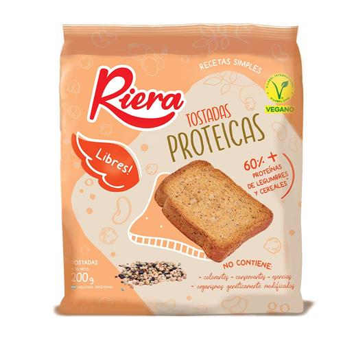 TOSTADAS RIERA PROTEICAS X200G